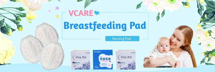 Vcare Oem Custom Orgnic Adult Nursing Pads For Women