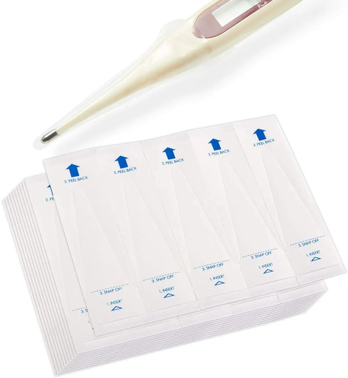 Pack Of 100 Digital Thermometer Oral Probe Covers Disposable Sanitary