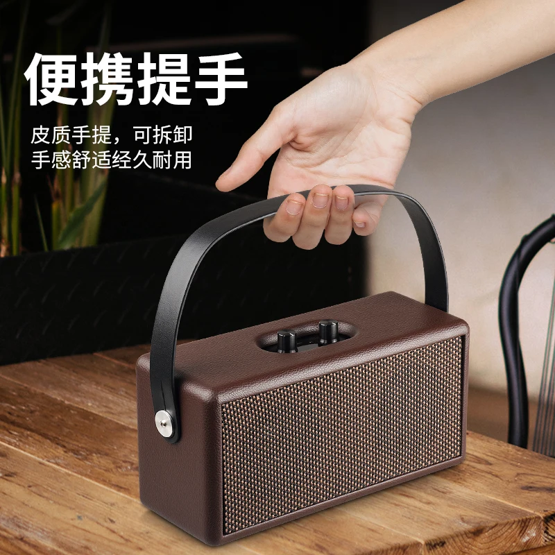 2020 New Leather Mini Wireless 4.2 Speaker Portable Design - ANKUX.COM