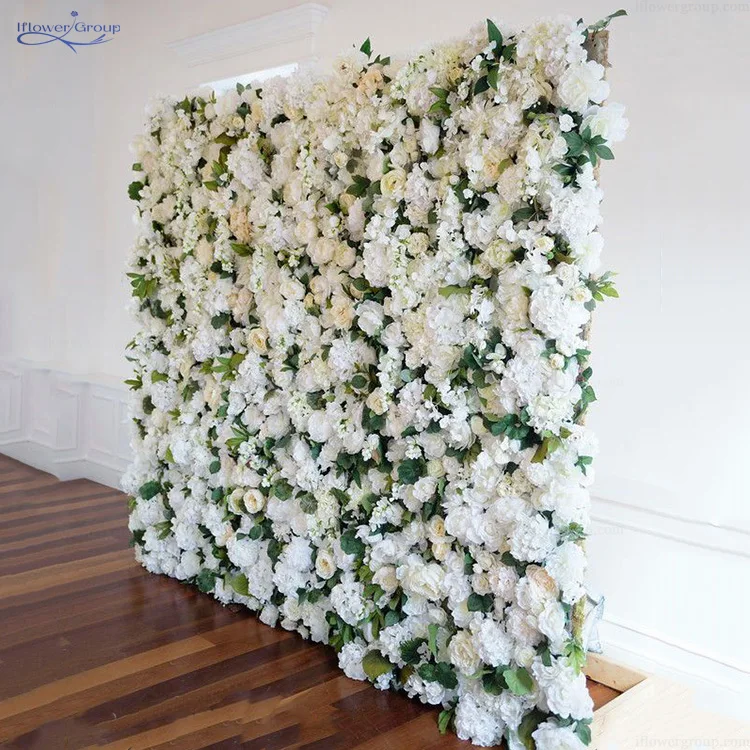 Ifg Flowers Backdrop Customize 2m*2m Roll Up Artificial Wedding White