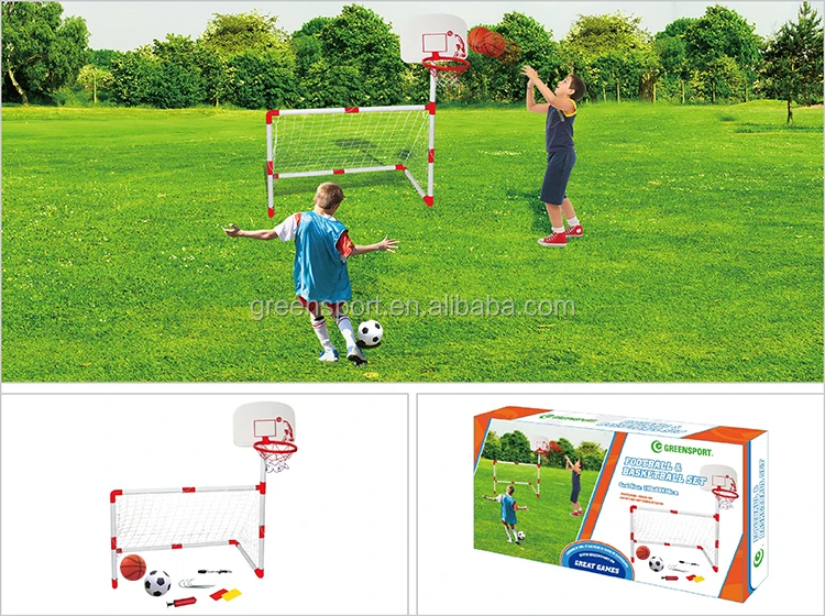 Multi Function Plastic Toys Football Soccer Goal Pvc Soccer Balls