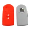 Colorful Flip Silicone Remote Key Fob shell for Mazda 6, Mazda 3, FAW Pentium B70 two-button flit car key