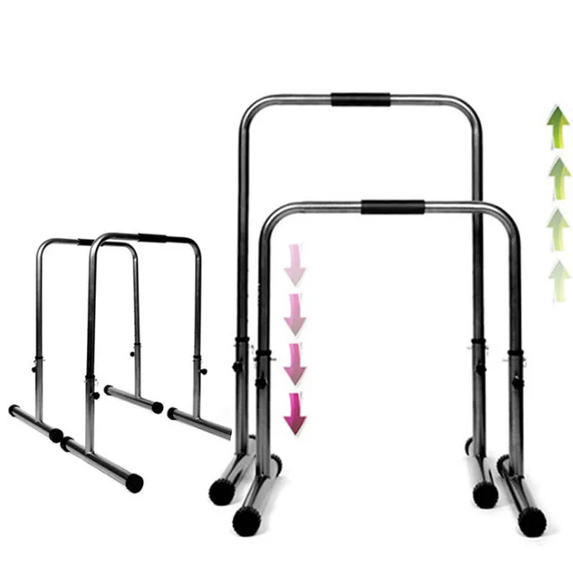
Height Adjustable Gymnastics Pull Up Fitness Equipment Workout Parallel Bars 