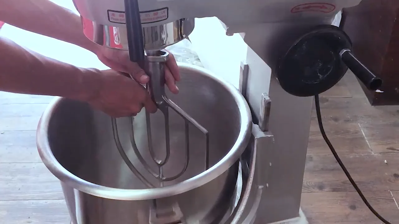 Flour Stand Mixer 1000w With Double Dough Hook Home Professional Multi