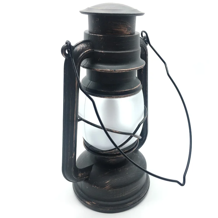 Classic Plastic Candle Decorative Kerosene Hurricane Lamp Flame