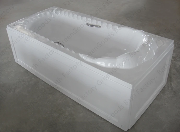 two wall alcove bathtub