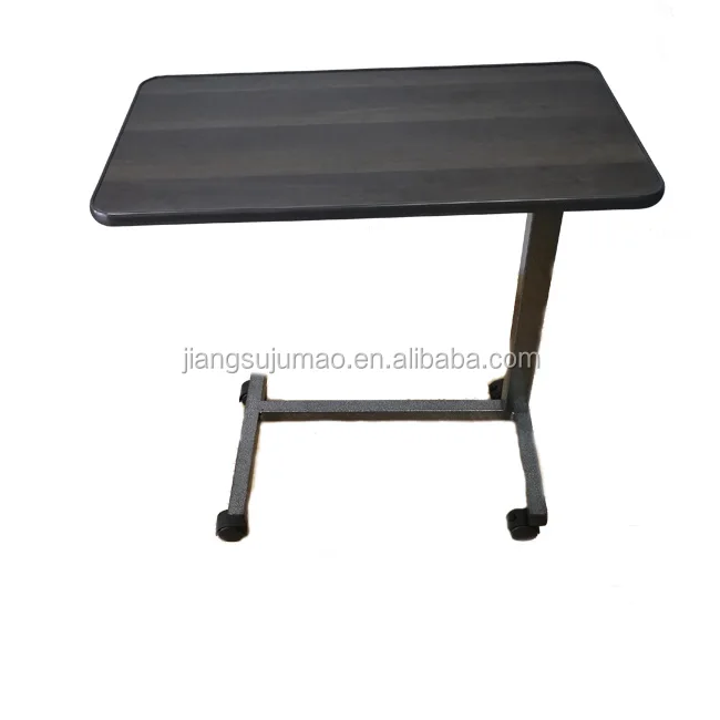 Jm0601 Adjustable Medical Gasspring Folding Overbed Table With Wood For Hospital And Home Buy