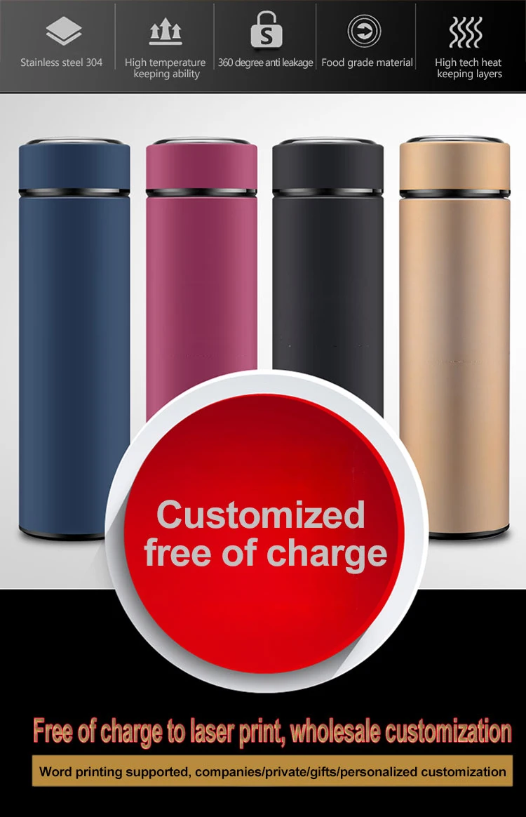 China manufacturer insulate tumbler fashionable business vacuum cup nano alkaline water flask VRVFB1787