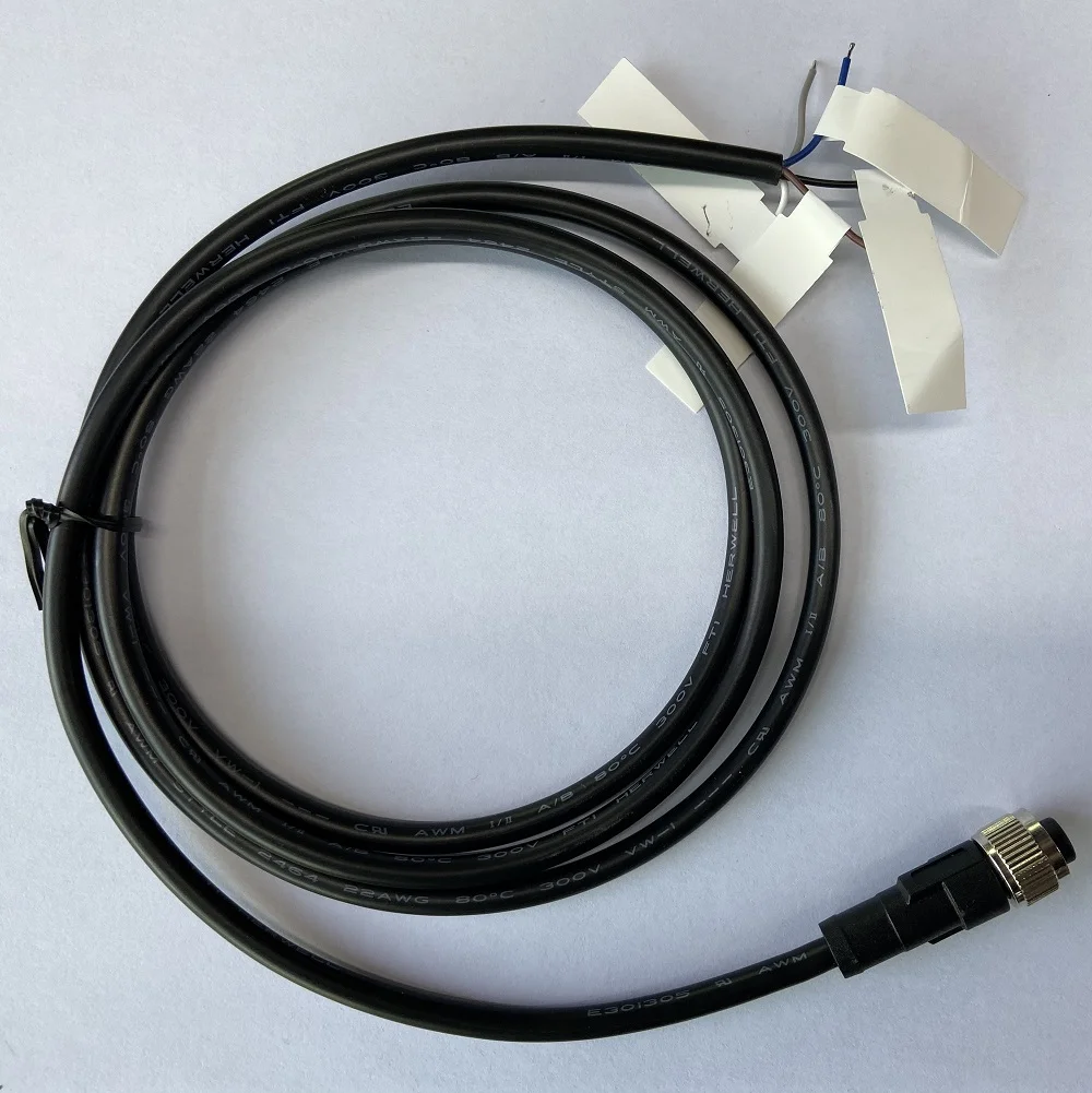 m12 a 编码 5 针母电源连接器电缆