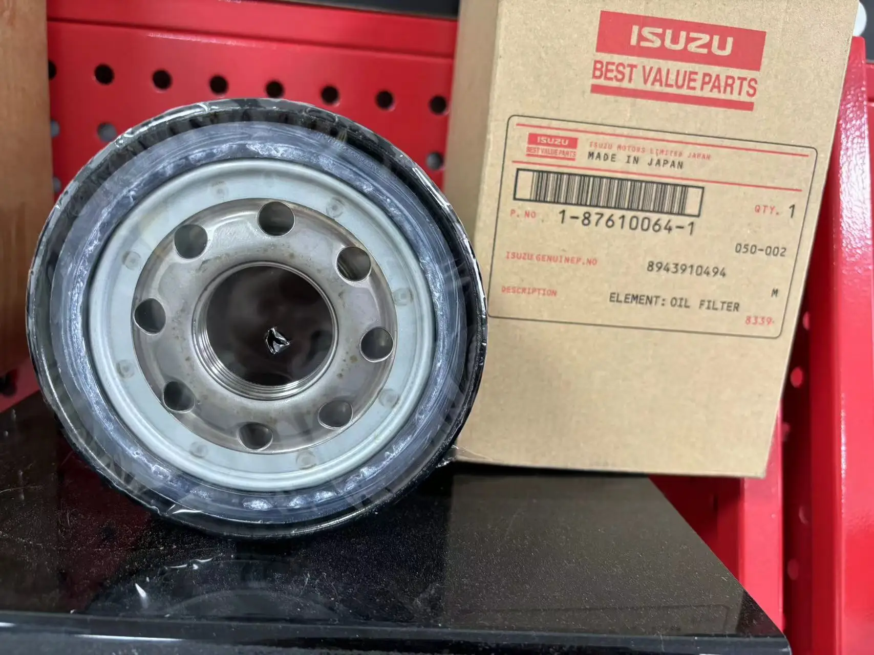 Isuzu Genuine ELEMENT Oil Filter 6HK1 for Medium Duty FVR, Compatible ...