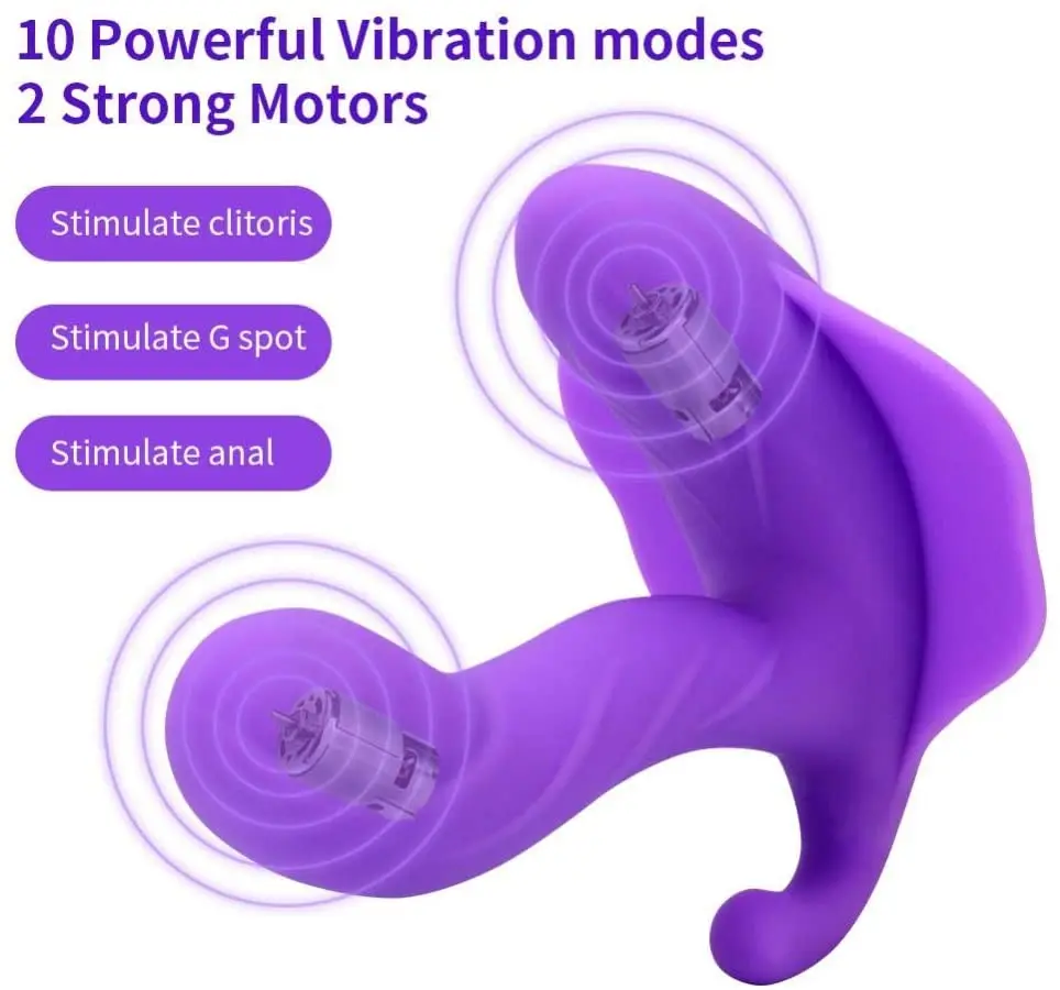 Wear Dildo Butterfly Vibrator Sex Toys For Couple Orgasm Masturbator