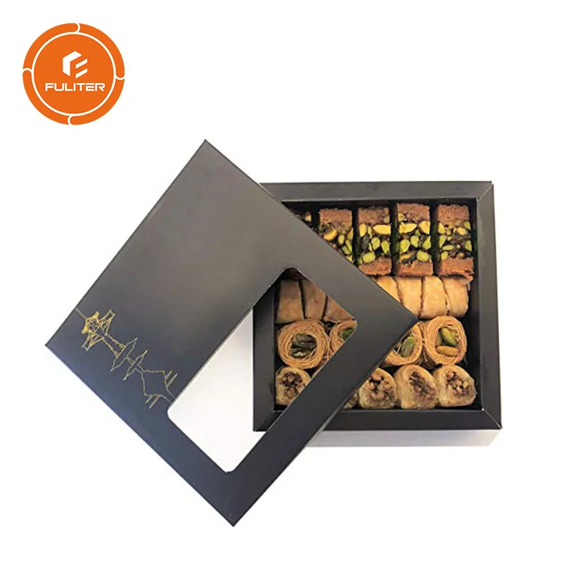 Fancy design tary food sweet chocolate packaging customized luxury food pack box