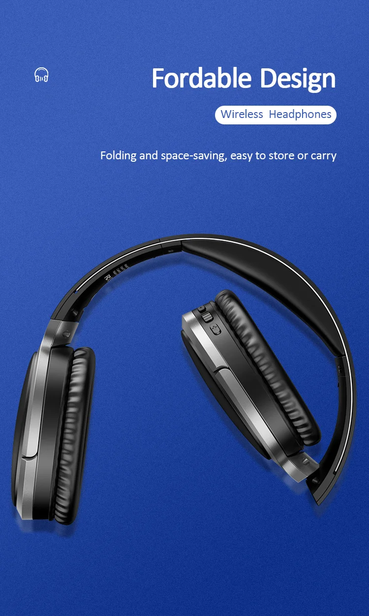 USAMS YN001 Noise Cancelling Studio Gaming Wireless Bluetooth Headset Headphones Wireless Headphones