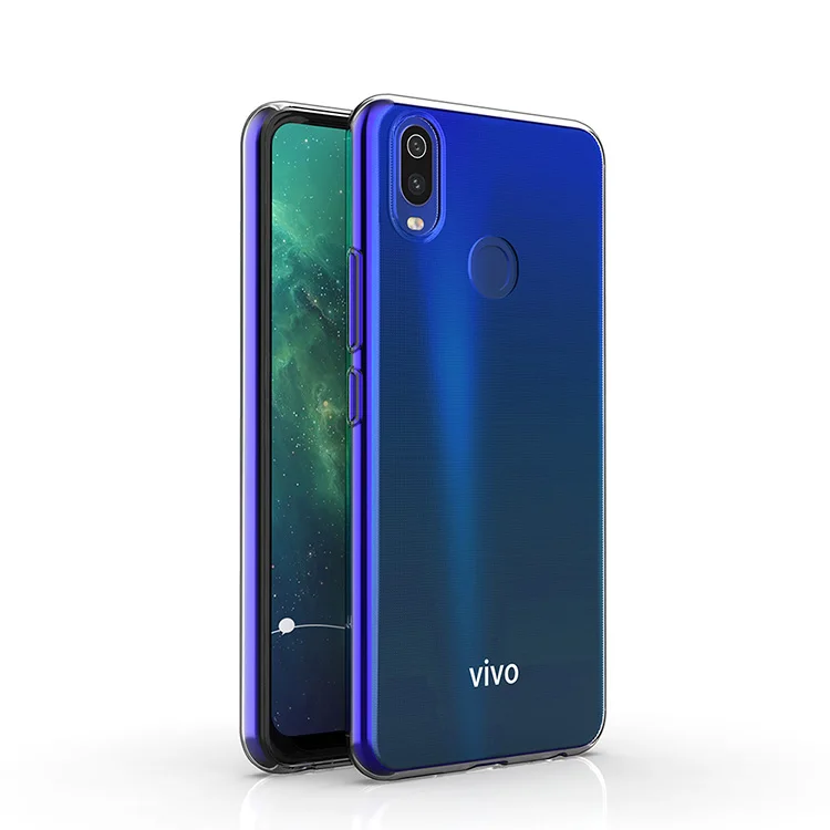 2020 tpu 凝胶保险杠手机定制透明透明 tpu 手机壳为 vivo y11 2019