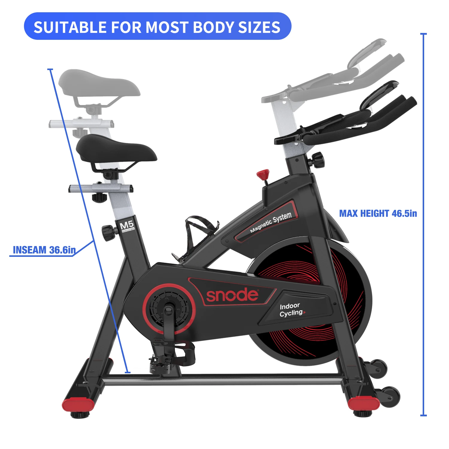 Snode Wholesale Home Use Spinning Exercise Bike LCD Display 13KG ...