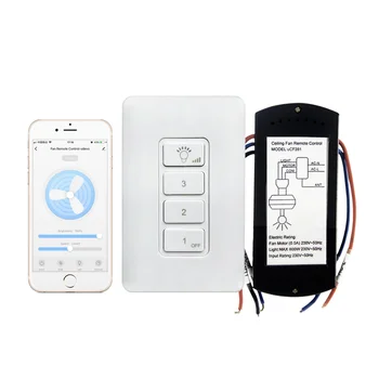 Tuya Available Smart Home Wifi Ceiling Fan Remote Control Kit For Light