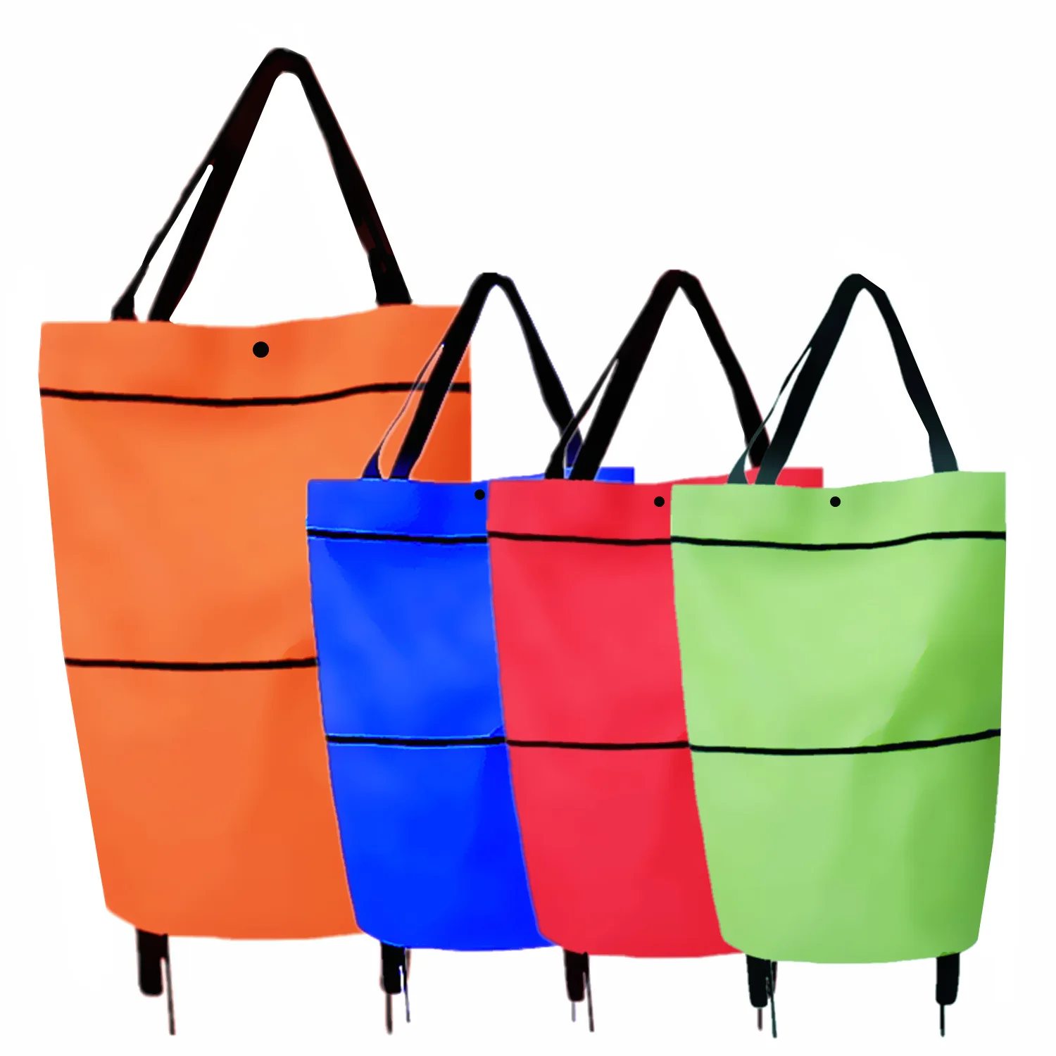 Factory Customized Folding Grocery Trolley Shopping Bags Wheels 