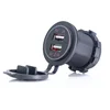 Dual 2 USB Charger Socket Adapter Power Outlet 12V 24V Car Motorcycle