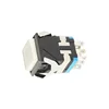 IP40 3A 250V alternate without illuminator push button switch with white face mask