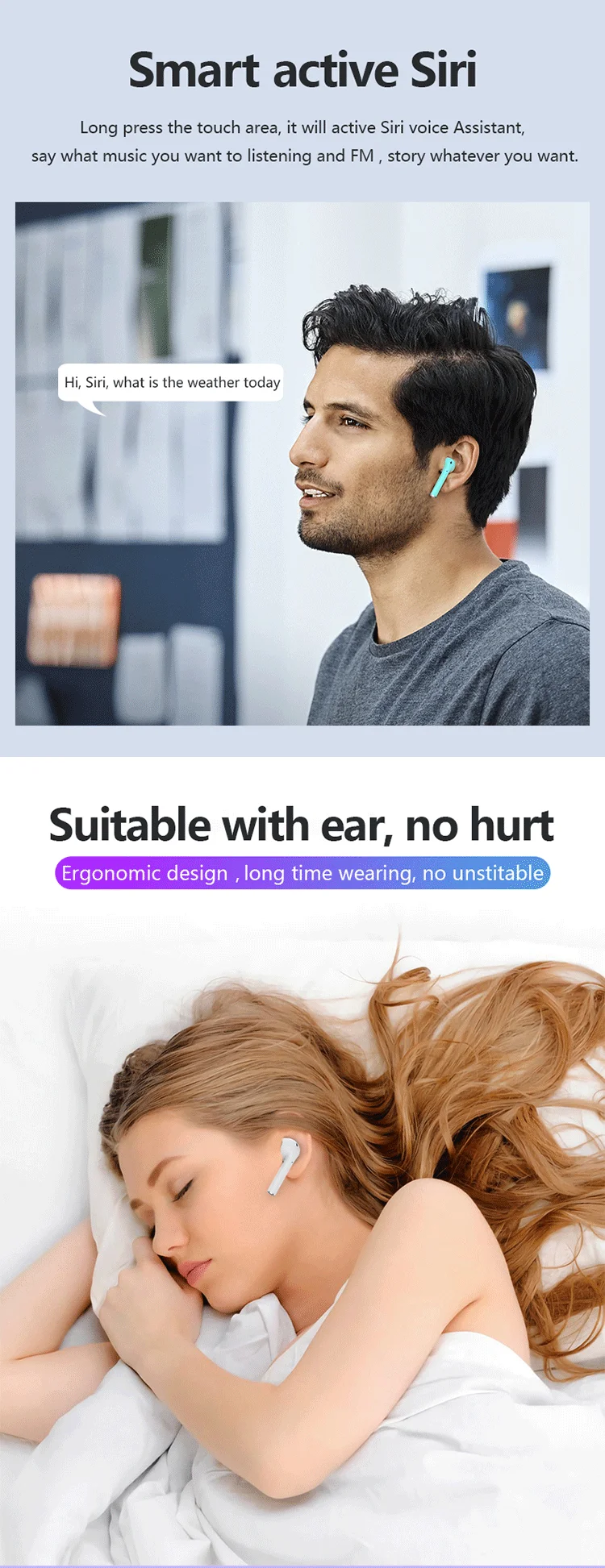 2019 New Original Custom Mini Touch Audifonos Bluetooths 5.0 Wireless i17 Earpoding Appling Airpoding I17 Tws Earphone Earbuds - ANKUX.COM