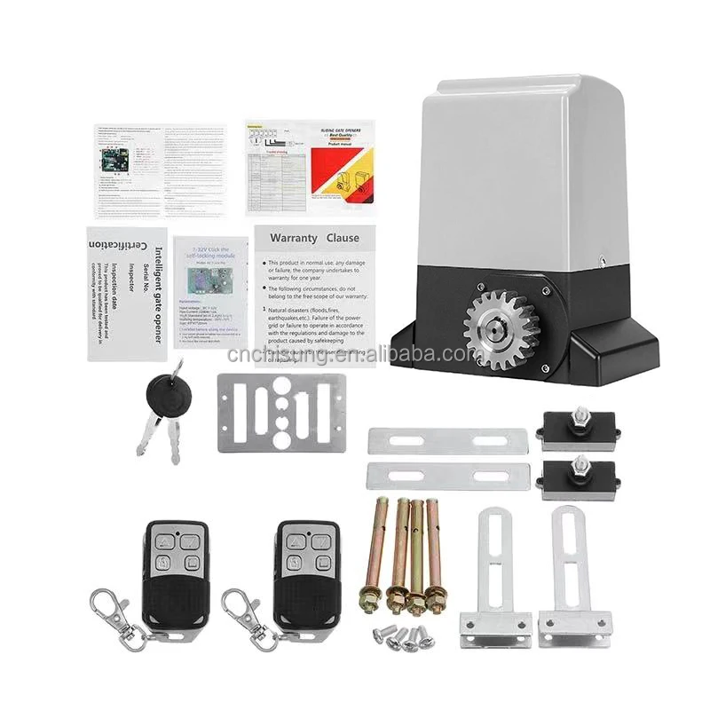 Remote Drive Gate Heavy Duty 2500KGS Electric Industrial Sliding Gate Operator Automatic ...