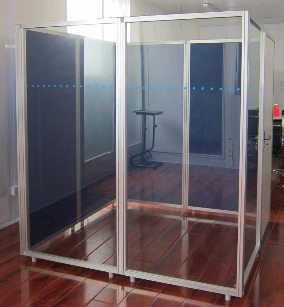 Free Standing Lockable Partitions Board Mall Bank Partition Wall Panel