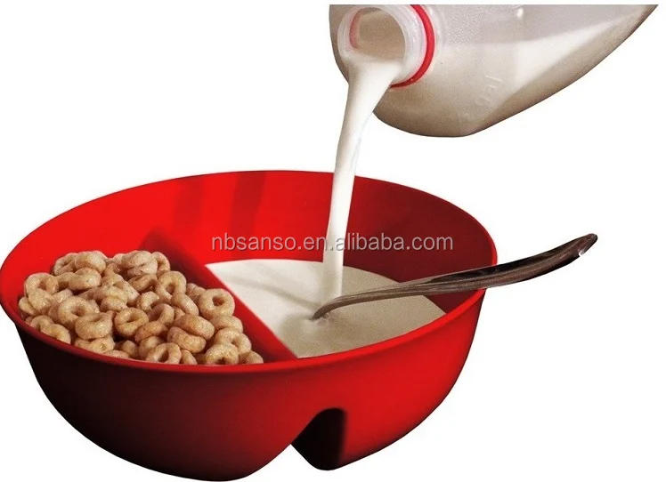 Plastic Crisp Bowl Divided Cereal Milk Mixing Bowl Buy Popcorn