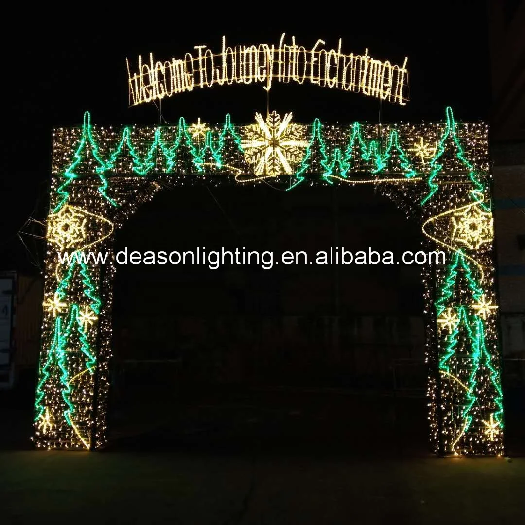 Led Arch Outdoor Christmas Decorations Buy Christmas Light Led Lights