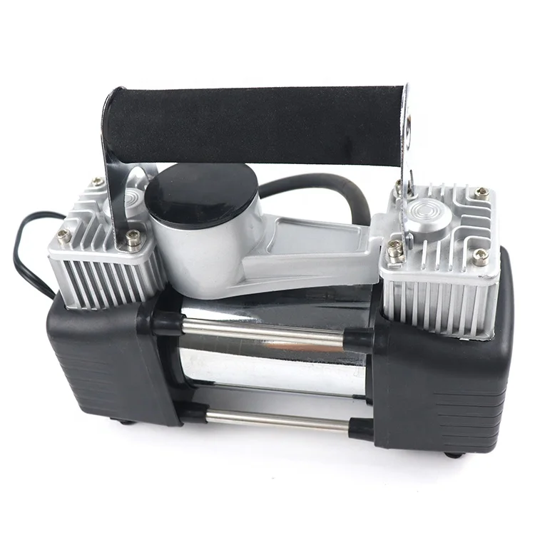 
12V Air Compressor Double cylinder Portable heavy duty tyre inflators air compressor pump for tyre toy airbed basketball 