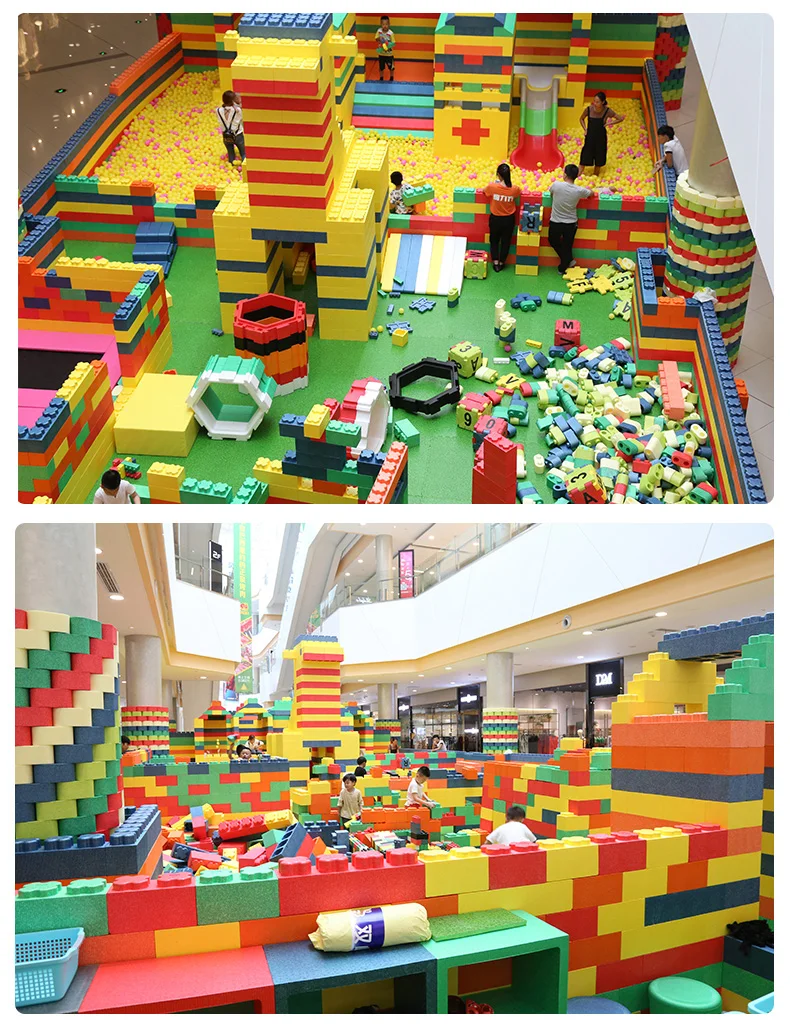 Commercial Large Playground Equipment Colorful Epp Foam Pool Building