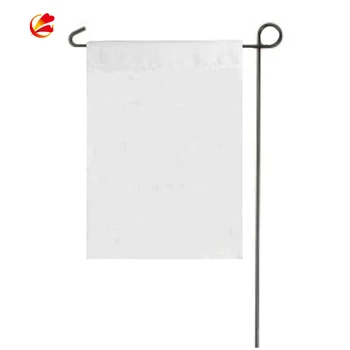 Diy White Polyester Blank Garden Flag For Camper Banner Lawn Yard ...