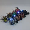 Rave Party Steam Punk Goggles Vintage Steampunk Goggles With LED And Double Ocular Loupe
