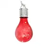 Solar Light Bulb Waterproof Solar Rotatable Outdoor Garden Camping Hanging LED Light Lamp Bulb (Warm White)