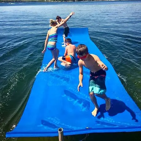 Premium flotante Oasis lago de isla flotante de agua mat para ventas al por mayor
