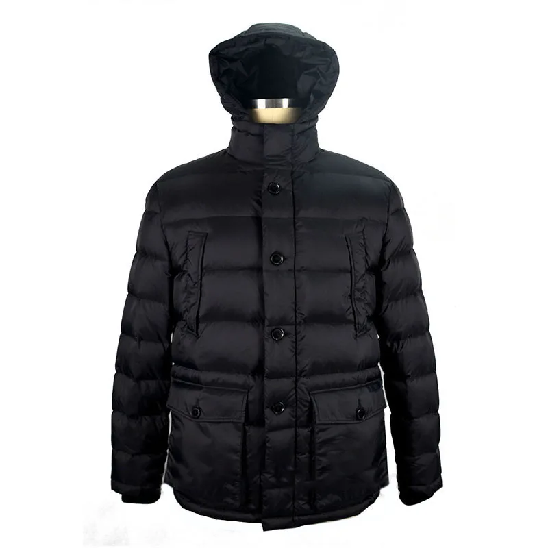 mens puffer jacket with detachable hood