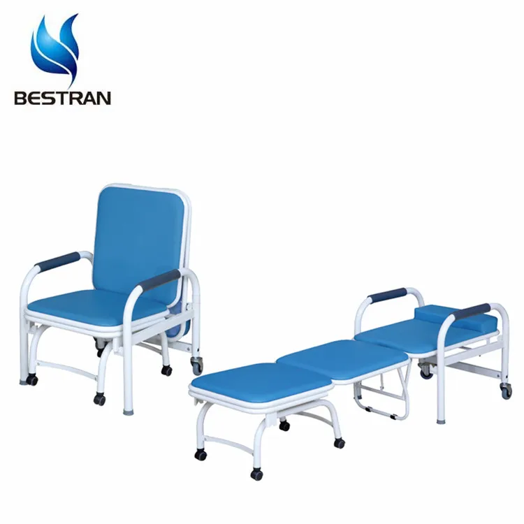 BTCN001 CE Approved medical recliner chair bed leather folding