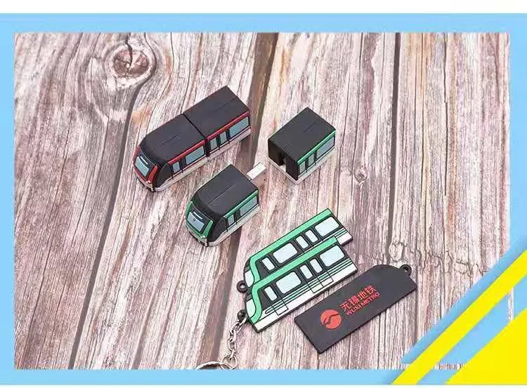 Factory custom PVC usb flash drive cartoon open mold silicone usb storage 2tb memory stick - ANKUX.COM