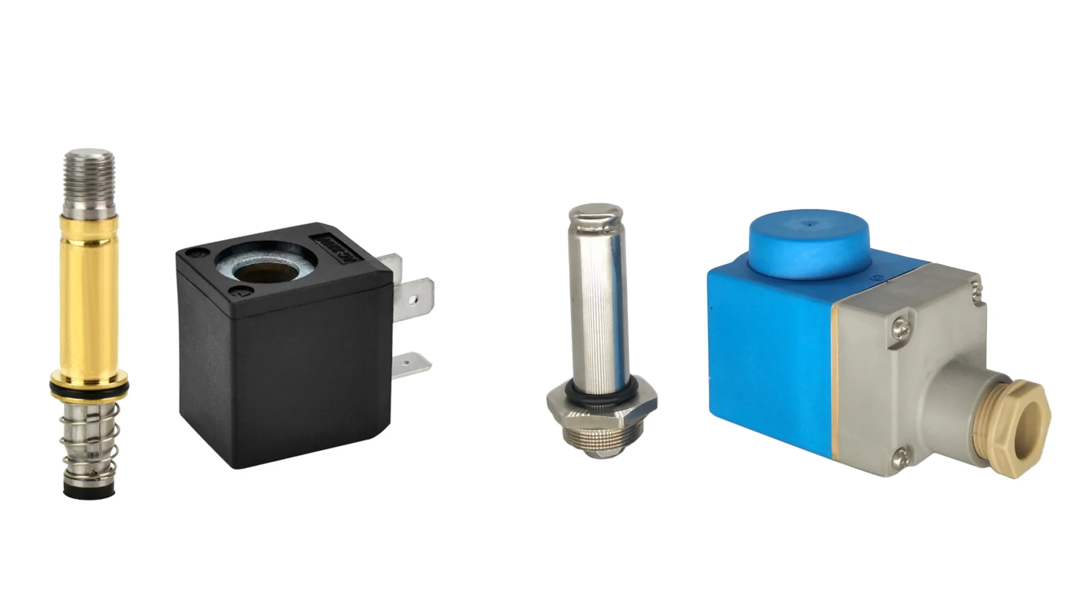 24v 220v Solenoid Valve Coils With Armature Plunger