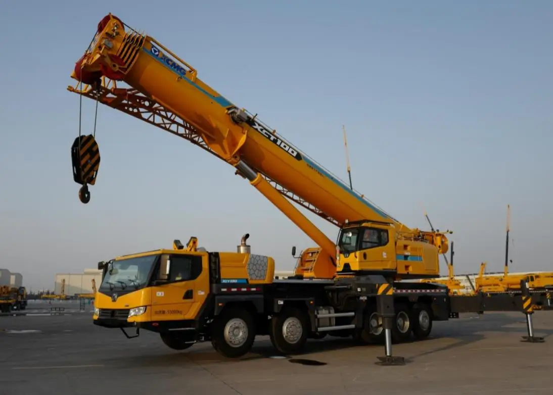 100 ton crane load chart