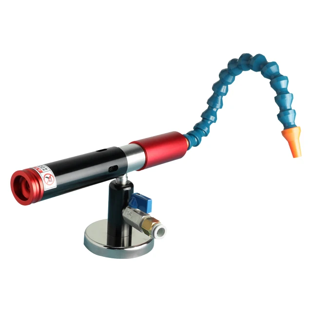 
External knob temperature adjustable cold air gun 