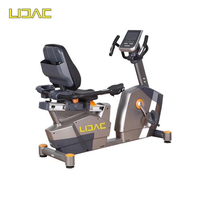 exercise bike with backrest