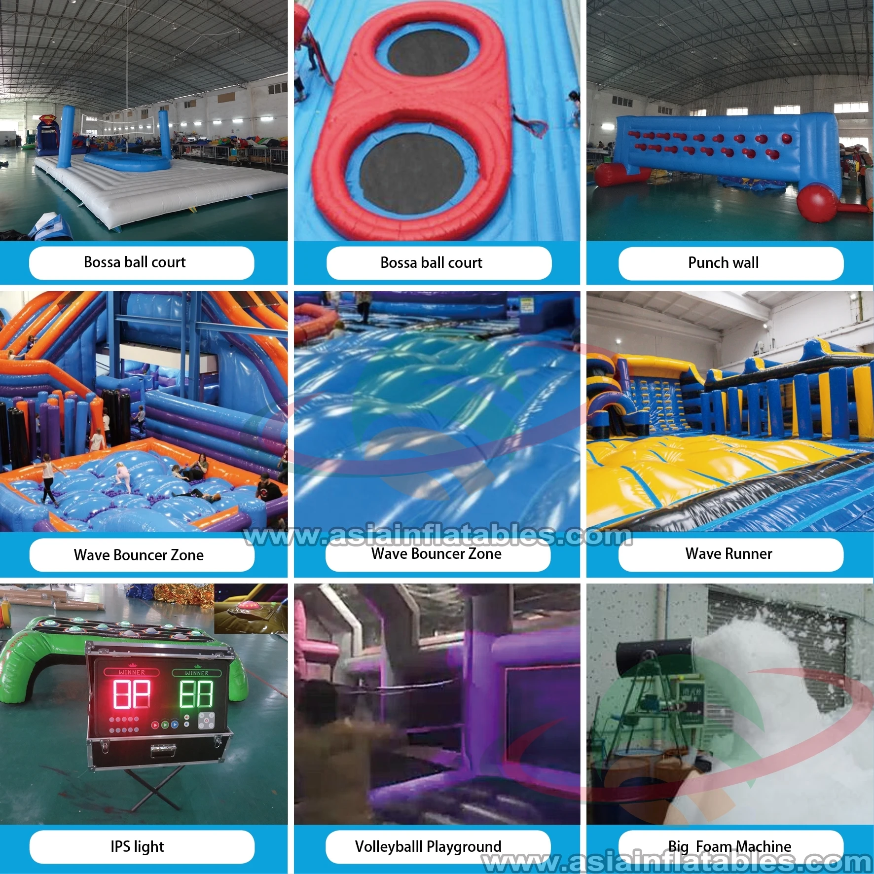 Large Indoor Inflatable Playground Inflatable Trampoline Park ...