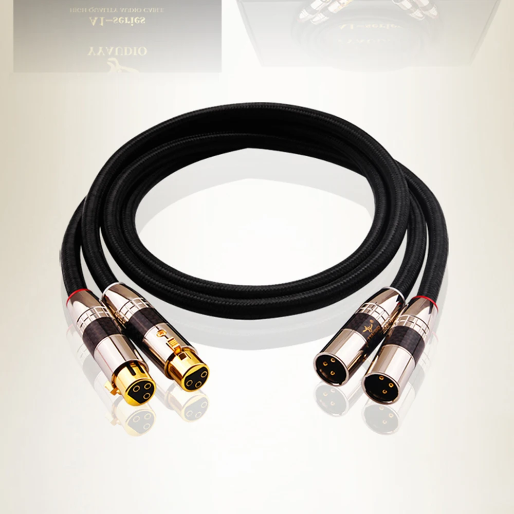 Profesional Highperformance Hifi Xlr Cable Occ 2xlr Male To Gold