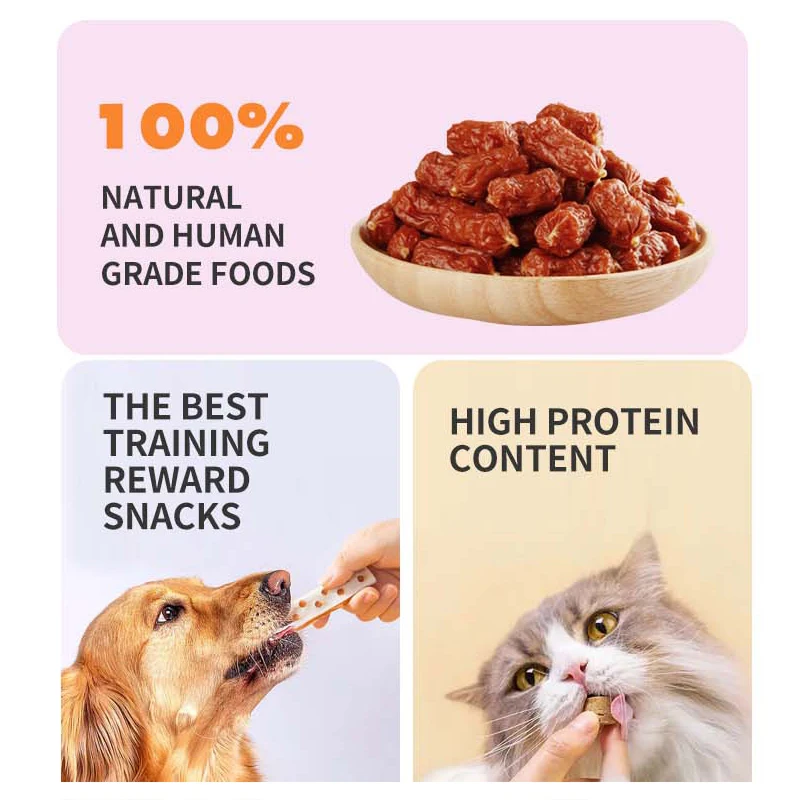 Dog Food Factory Grainfree Beef Flavor High Protein Sausage For Adult Dogs Pet Snack Buy Dog