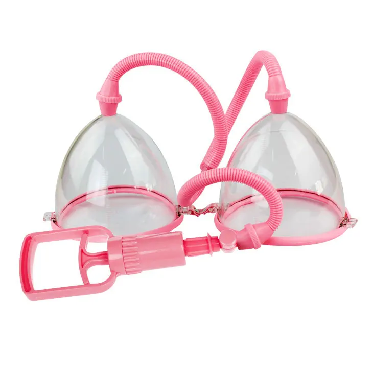 Suction Cup Female Pussy Breast Pump Enhancement Nipple Stimulator Toys Lady Breast Enlargement