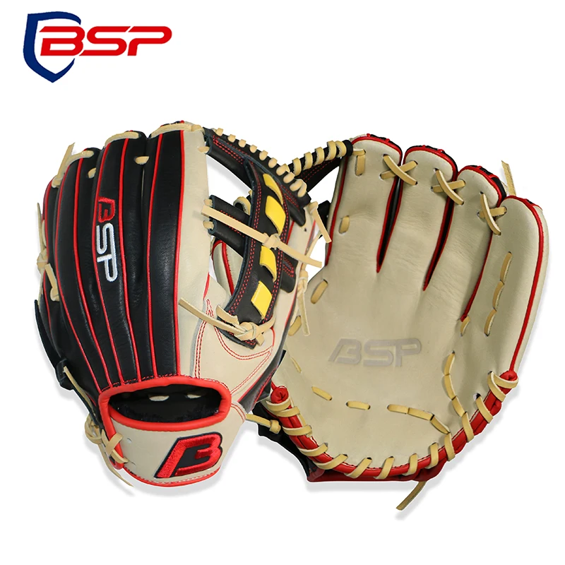Custom Japanese Kip Leather Fielding Grey Baseball & Softball Gloves