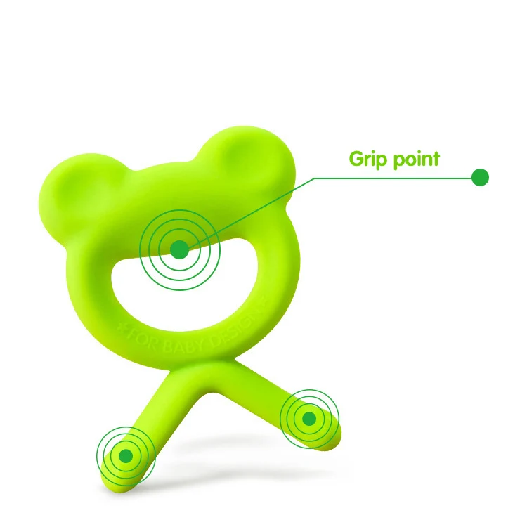 baby silicone teether toy