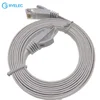 ex stock CAT6 molded RJ45 ultra slim flat Ethernet Patch Network Lan 1m Cable