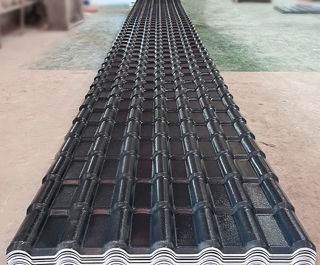 Modern and Traditional PVC Corrugated Roof Tiles UPVC ASA Composite ...