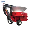 PTO driven animal corn straw hammer tub grinder as rotory cutting mill machine grinding maize for cow grass feed